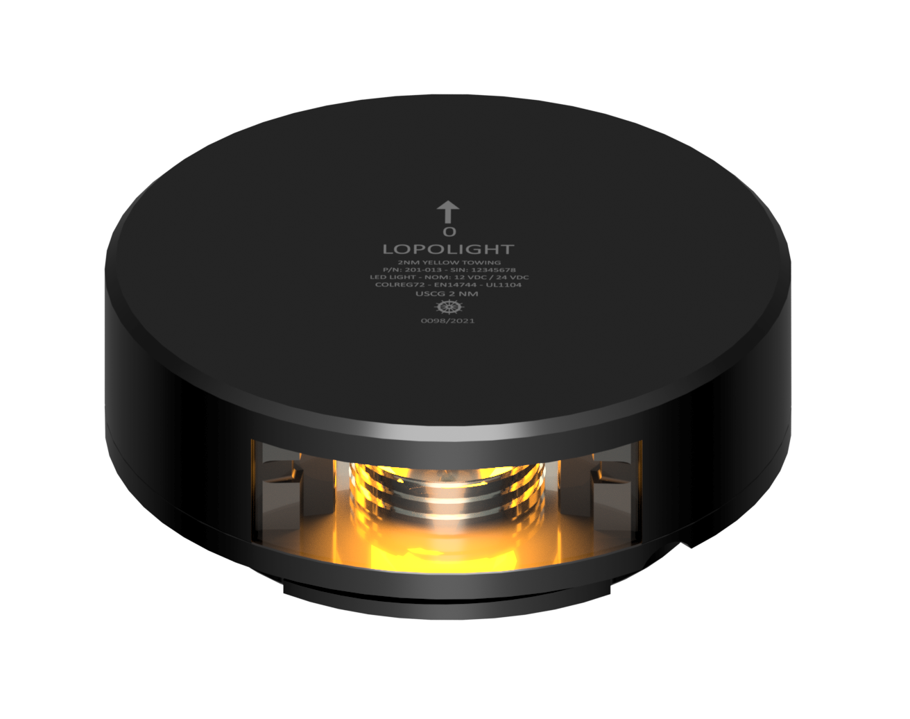 3nm 135° yellow tow, black - light only 3nm 135° yellow tow, black - light only